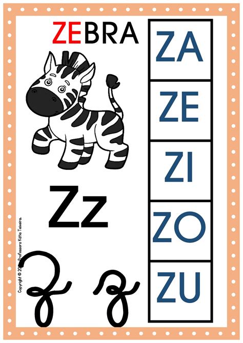 Alfabeto 4 Tipos De Letras Com Sílabas Clube Pedagógico E97
