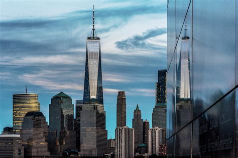 Reflections Of The World Trade Center Freedom Tower Nyc Photograph By