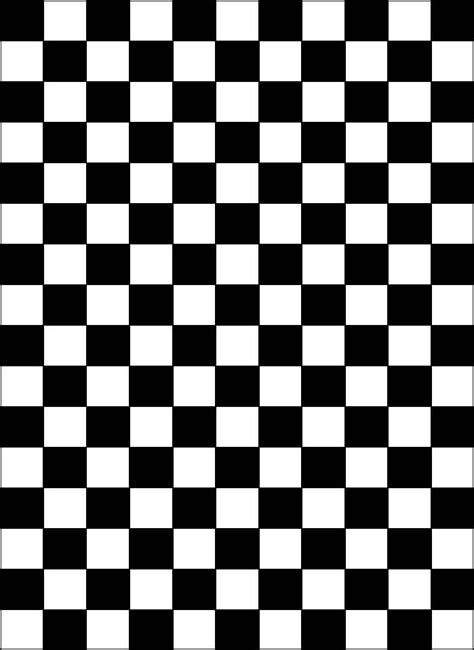 Printable Black And White Checkered