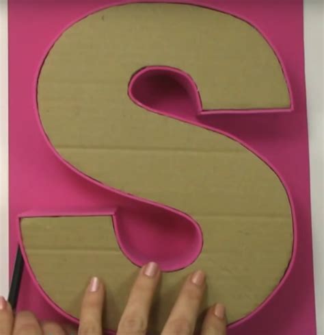 Letras En 3d Hechas En Cartón Para Decorar Cardboard Letters Diy Diy Letters 3d Alphabet