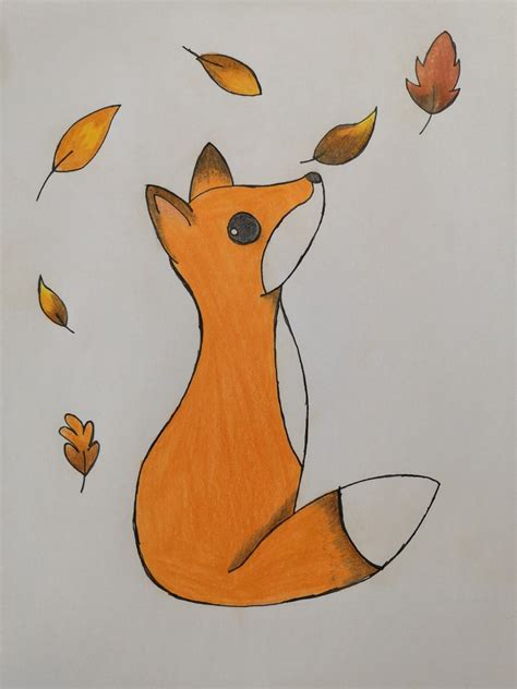 Simple Fall Drawing Ideas Jeanie Jett