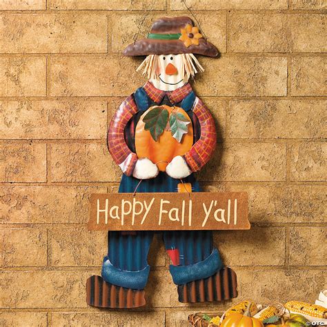 Happy Fall Yall Hanging Scarecrow Discontinued