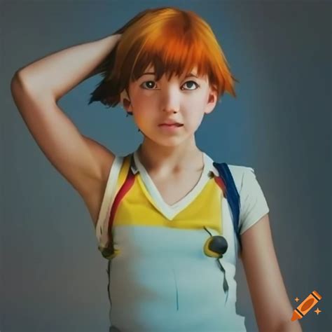 Realistic Drawing Of Misty From Pokemon On Craiyon