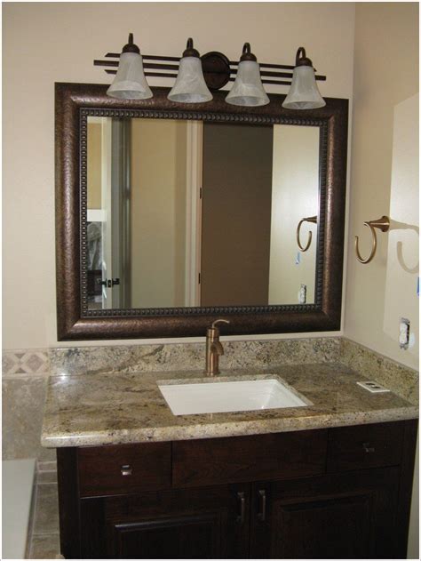 How to update a large bathroom mirrors ikea. 12 ideas of framed bathroom mirrors - Interior Design ...
