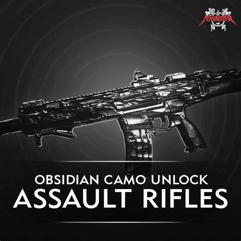 Call Of Duty Mw Assault Rifle Obsidian Camo Unlock Boost Cod Modern