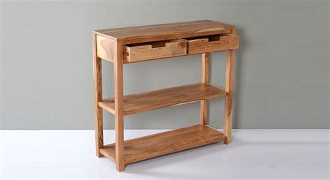 Claire Solid Wood Console Table In Finish Urban Ladder