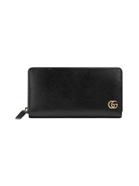 Gucci Gg Marmont Leather Zip Around Wallet Editorialist