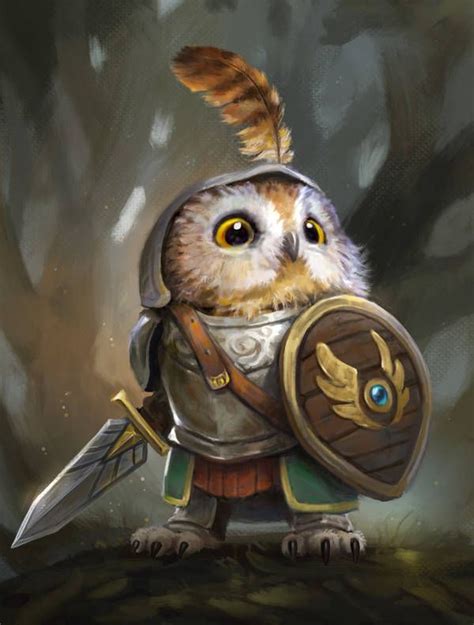 Knight Owl By Leeshahannigan On Deviantart Character Art Creature