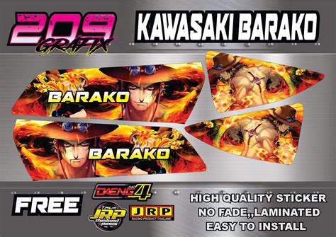 Kawasaki Barako Decal Sticker Lazada Ph