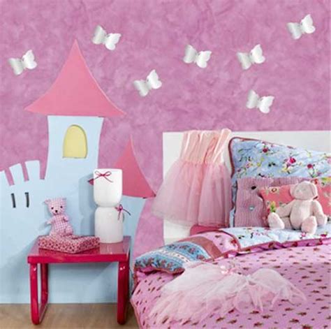Here is a beautiful idea …is very simple, print or draw on a paper sheet a few butterflies shapes, then cut and paste on wall. Butterfly Bedroom Decor - The Interior Designs
