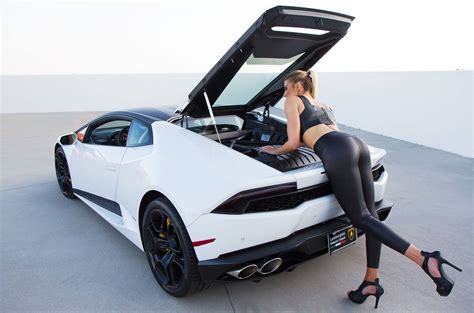 Your Lamborghini Huracan And Blonde Model Fantasy Photos Are Served