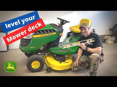 【how To】 Level John Deere D130 Mower Deck