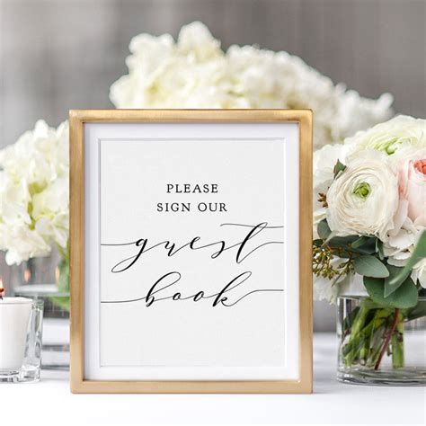 Free Printable Guest Book Sign Connie And Joan