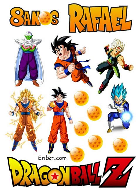 The bride and groom cake toppers are the perfect finishing touch for any dragon ball z lover's special day. Topper Dragon Ball Para Imprimir=>topper de bolo dragon ...