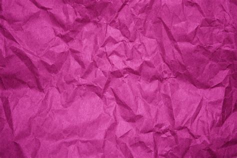 Crumpled Fuchsia Paper Texture Picture Free Photograph Photos