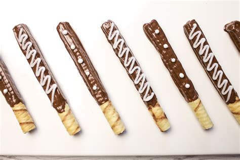How To Make Pepero Chocolate Sticks At Home — Sweetandtastytv