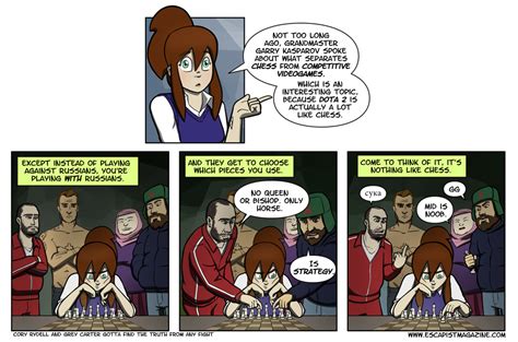 Russians Dota Critical Miss Russian Chess Games Comics Funny Comics Strips