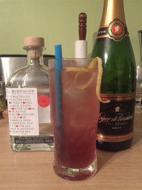 French 75 With Leftover Luxardo Cherry Syrup A Heart Of Darkness