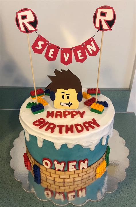 If We Are Posting Cakes My Wife Made This Roblox Cake For A Kids B Day