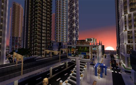 Detailed Modern City New Crafton Work In Progress Minecraft Project