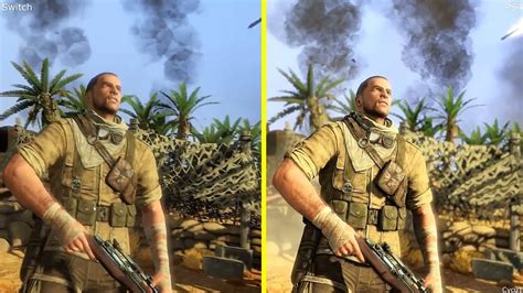 Sniper Elite 3 Nintendo Switch Vs Ps4 Early Graphics Comparison Youtube