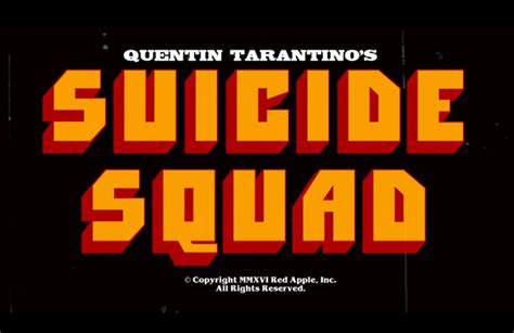 Quentin Tarantinos Suicide Squad Video Is A Hero Mashup — Watch