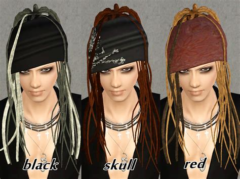 Best Daily Sims 3 S3 Hair001＆hair02dreadlocks By Ahiruchanet