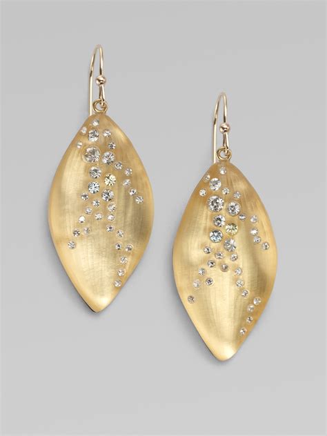 Lyst Alexis Bittar Swarovski Crystal Accented Lucite Leaf Drop