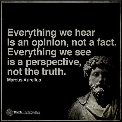 Everything We Hear Is An Opinion Not A Fact Everything We See Is Perspective Not The Truth