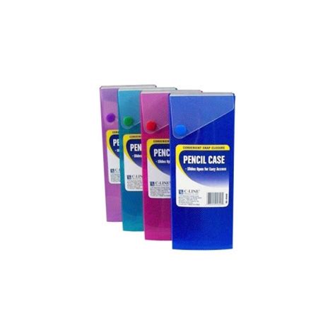 C Line Slider Pencil Case Set Of 24 Ea Cli05600bndl24ea