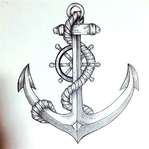 Nautical Anchor Tattoo Design Anchor Tattoo Design Tattoo Designs