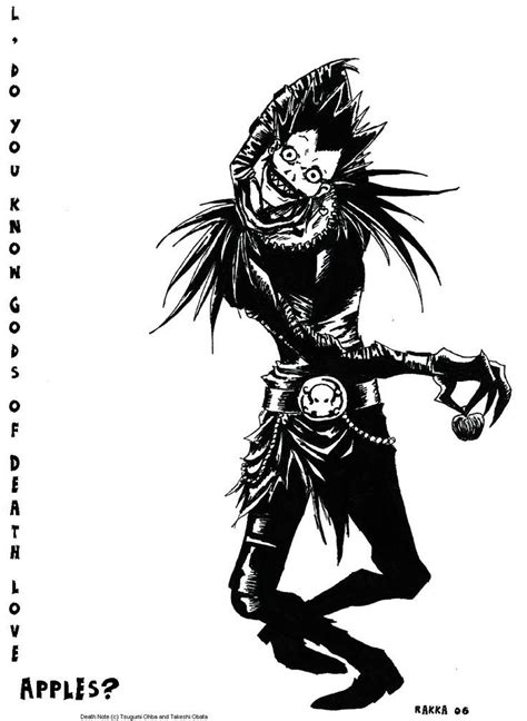 Ryuk Death Note Drawing Death Note Ryuk Draw Drawing Lessons Tutorial