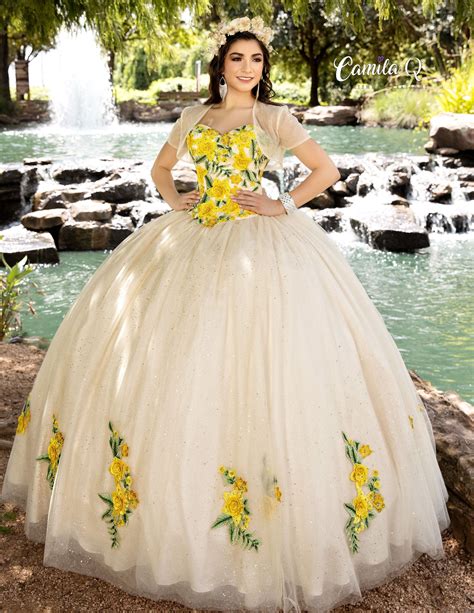 Floral Embellished 2 Piece QuinceaÑera Dress By Camila Q Q1001