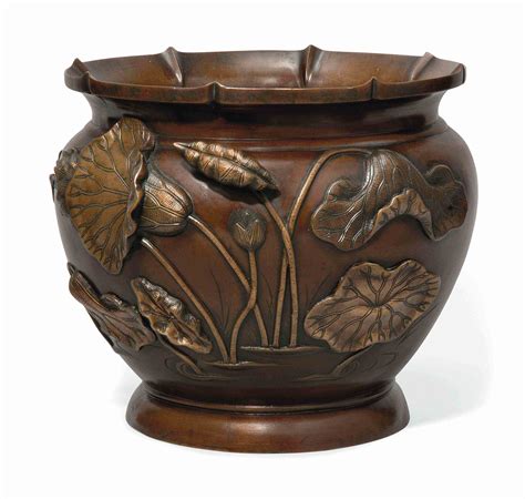 A Large Japanese Bronze Vase Meiji Period 1868 1912 Christies