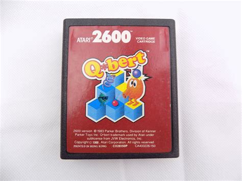 Atari 2600 Qbert Cart Only Starboard Games