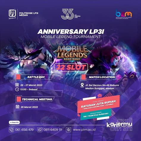 Mobile Legend Tournament Politeknik Lp3i Medan