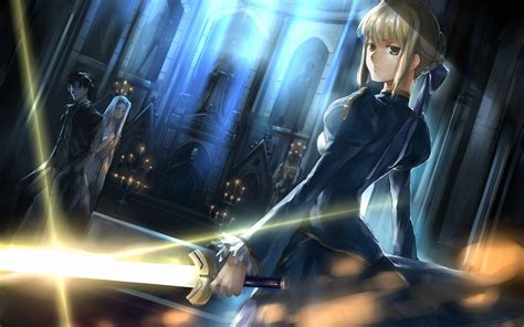 Download Irisviel Von Einzbern Kiritsugu Emiya Saber Fate Series Anime Fate Zero Wallpaper