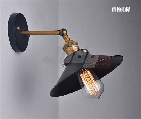 110 220v Retro Vintage Industrial Edison Simplicity 1 Light Wall Mount
