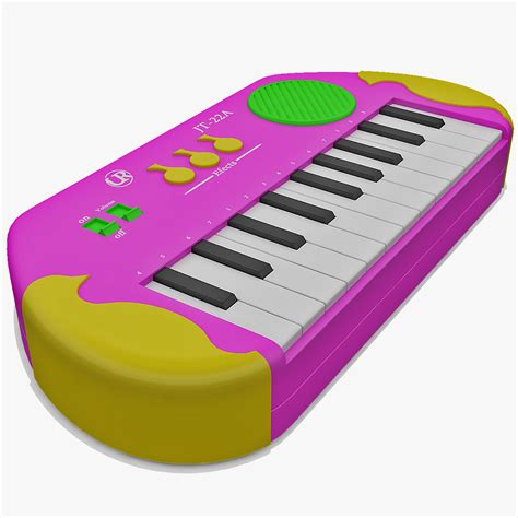 3ds Max Electronic Toy Keyboard