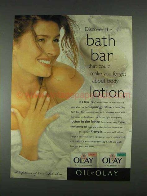 1996 Oil Of Olay Bath Bar Ad Forget About Body Lotion Ca02