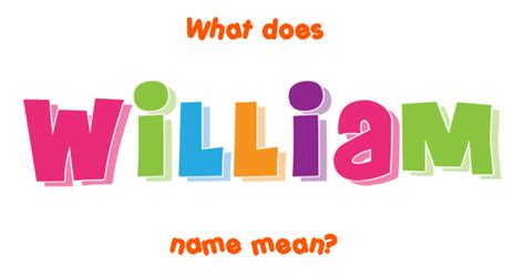 William Name Meaning Of William