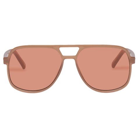 Drizzle Black Uni Sex Aviator Sunglasses Le Specs