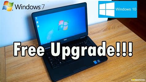 How To Upgrade Windows 7 To Windows 10 For Free No Data Loss Youtube