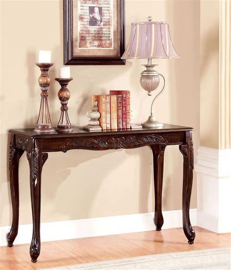 Cheshire Cherry Sofa Table From Furniture Of America Cm4914s