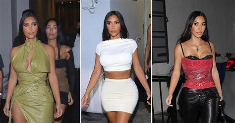 Kim Kardashian Slays In 3 Hot Outfits While Partying Over The Weekend