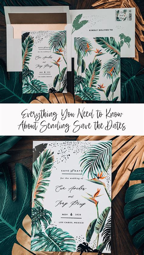 Everything You Need To Know About Sending Save The Dates Save The