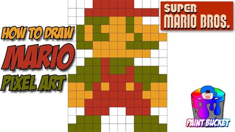 Paper Mario Pixel Art Grid