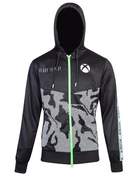 Buy Official Xbox Aop Tech Hoodie 2xl Game