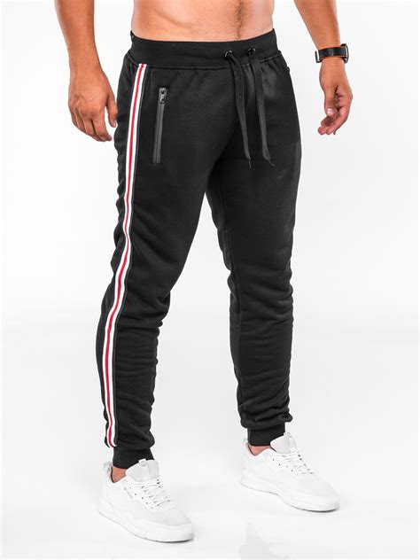Mens Sweatpants P718 Black Modone Wholesale Clothing For Men