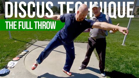 • grip • preliminary swing • entry • turn(or run across) • throwing or power. Discus Technique | The Start of the Full Throw - YouTube